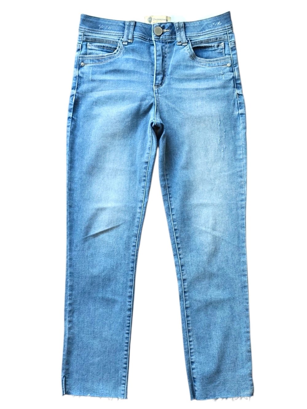 Democracy Ab Solution Cropped Straight Jeans Size 6 NWOT